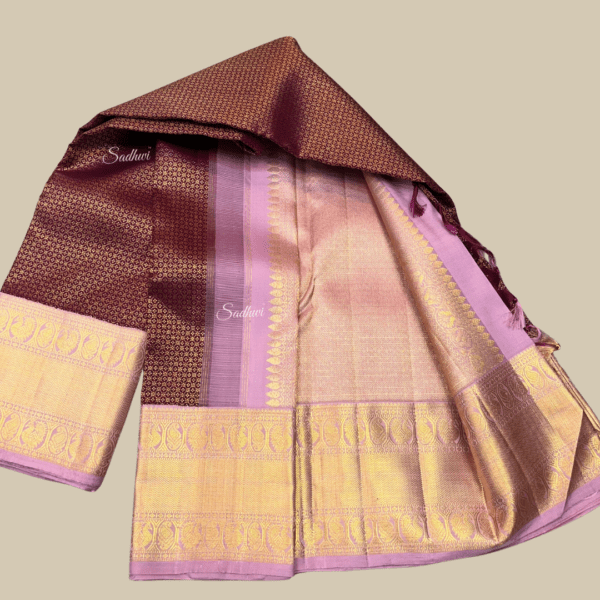 Kanchipuram Handloom Silk Saree - Image 3
