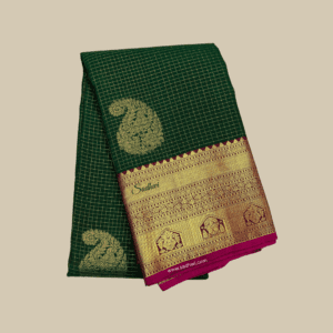 Pure Kanchipuram Silk Saree MM-3JU-2PHLBR