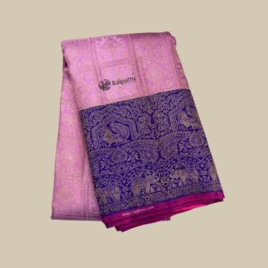 Pure Kanchipuram Silk Saree -RAIPATTU- OB-24MR-PZTRBR