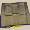 Light Green with Royal Blue Borderless Pure Kanchipuram Silk Saree - Image 3