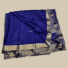 Royal Blue Pure Strips Brocade Mysore Silk Saree - Image 5