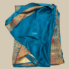 Blue Pashmina work Kashmiri Silk Saree - Image 4